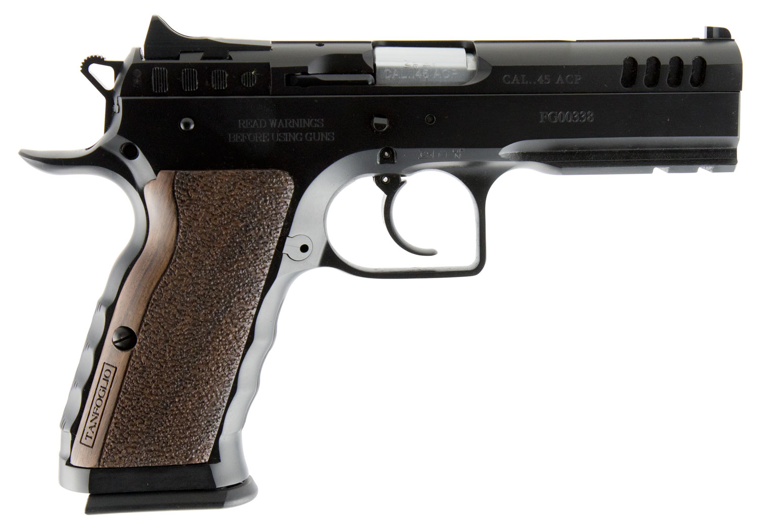 Handguns Italian Firearms Group 4.50" 10mm TANFOGLIO TFSTOCKI10    STOCK I      4.5  13R 10MM • Model: 4.50"